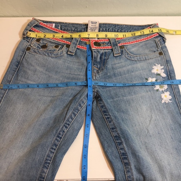 NWOT True Religion Bell Bottom Jeans Size 26 - Picture 9 of 9
